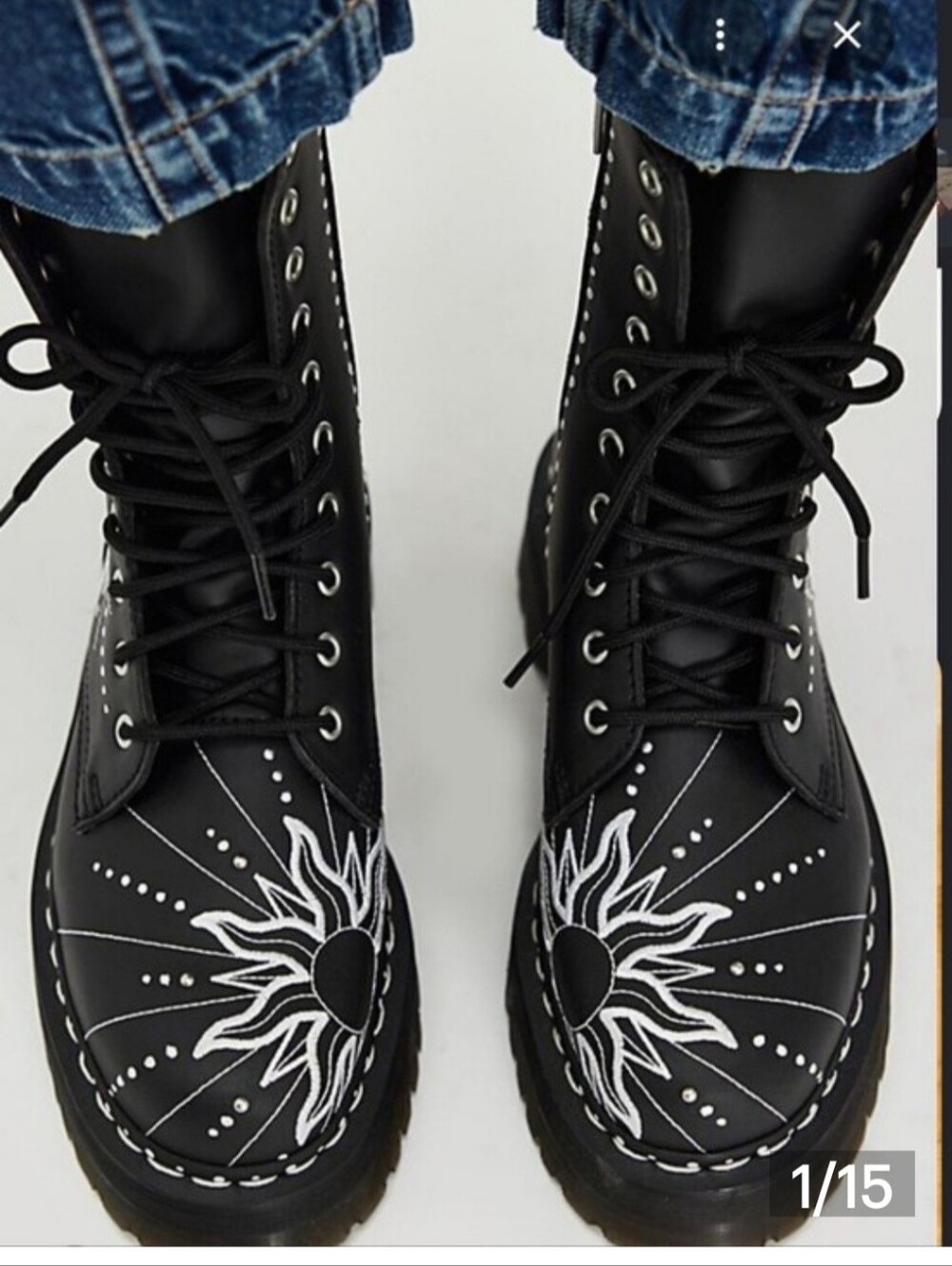 NIB!! Dr Martens JADON HI SOLAR FLARE platform Boots. Size 8 MAKE OFFER!